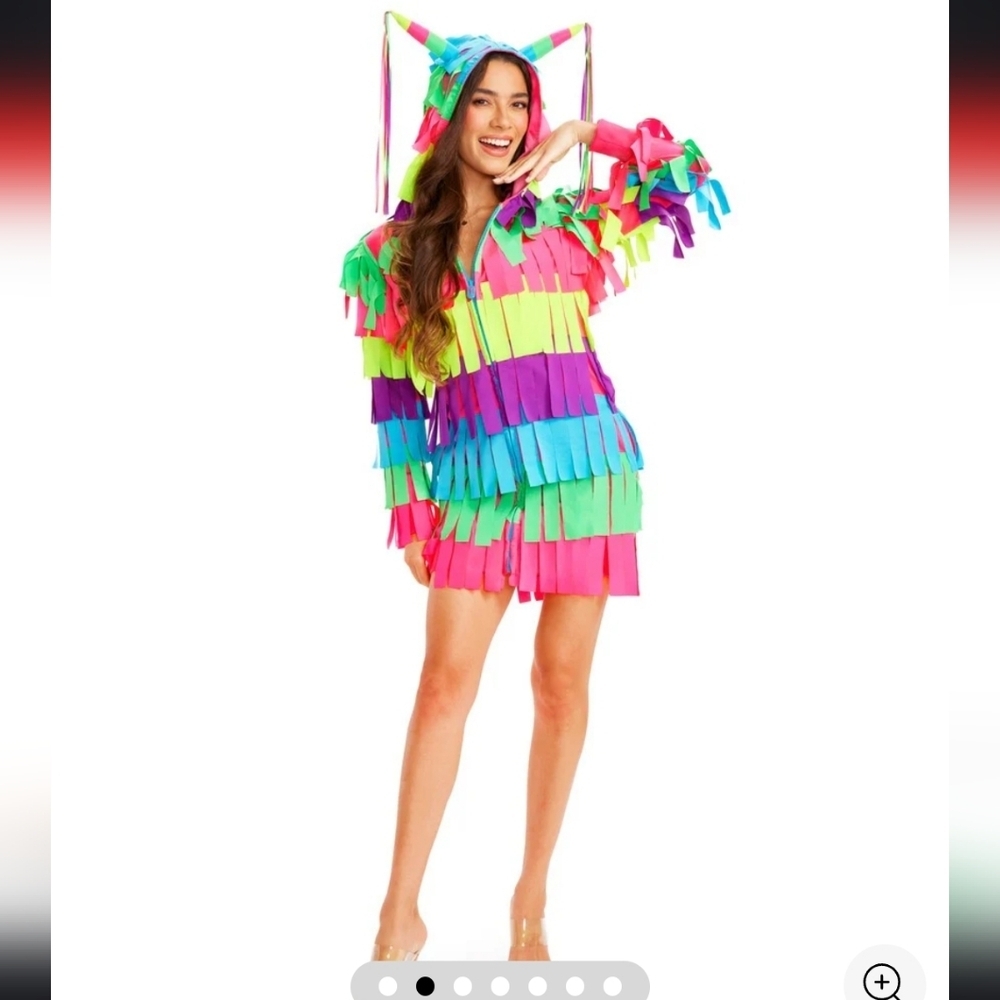 NWT- Tipsy Elves, Pinata Costume Dress, Size S - New - $79.95 - Picture 2 of 11
